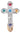 Chrome Plated Large Cross Night Light with Swarovski Cyrstals (available in 3 colors)