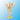 Angel with Flowers on Stand (available in 6 colors)