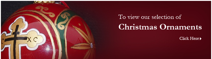 Click to view our selection of Christmas ornaments.